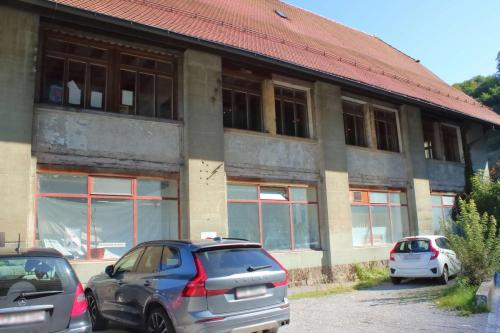 Back of building